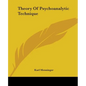 Theory of Psychoanalytic Technique - Paperback