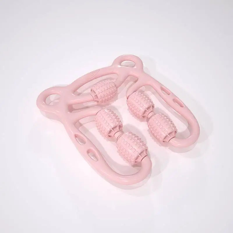 U Shape Trigger Point Massage Roller 4 Wheels