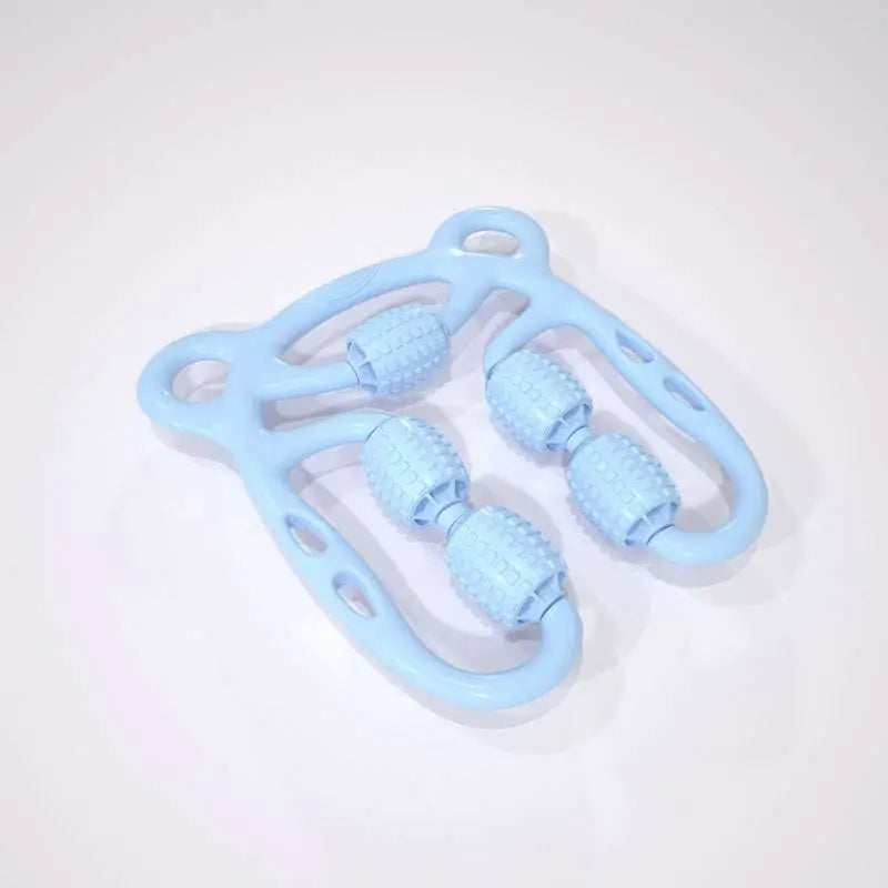 U Shape Trigger Point Massage Roller 4 Wheels