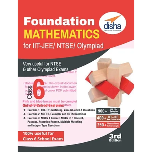 Foundation Mathematics for IIT-JEE/ NTSE/ Olympiad Class 6 - 3rd Edition - Paperback