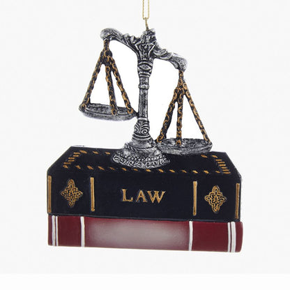 Scales of Justice Lawyer Ornament