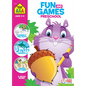 School Zone Fun and Games Preschool Activity Workbook - Paperback