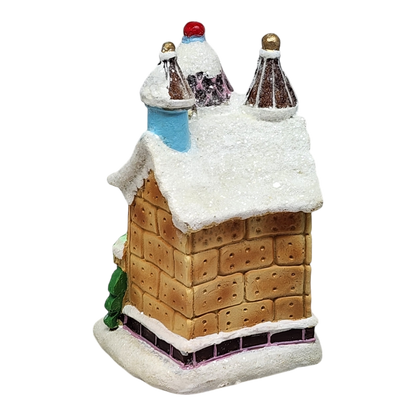 Lighted Resin Gingerbread House - Bakery