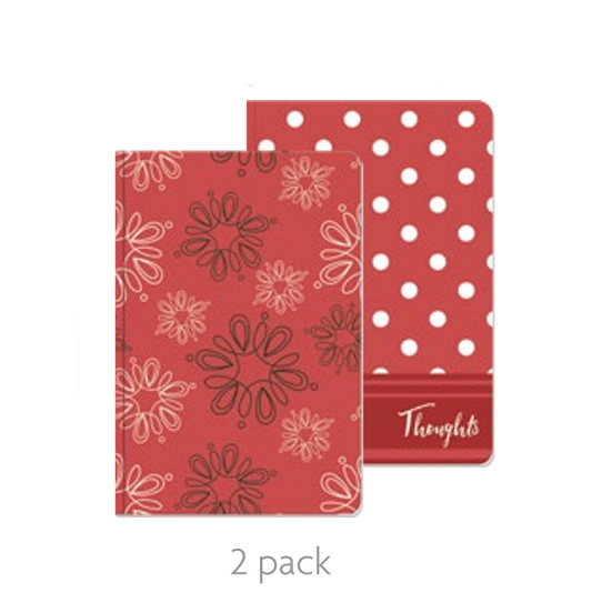 2er-Pack Notizbücher – Kritzel-Print