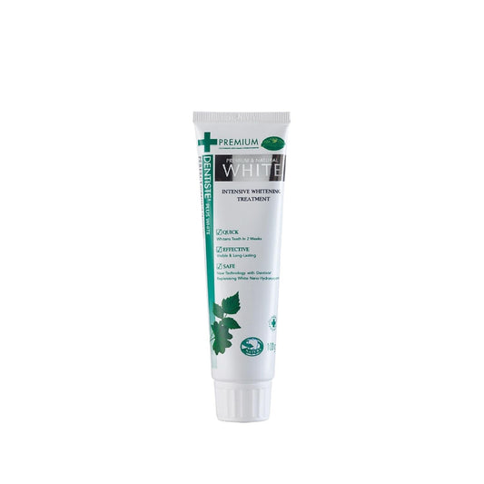 Dentiste Natural White Toothpaste for a Brighter Smile - 100g, Natural Ingredients, Whitening Properties