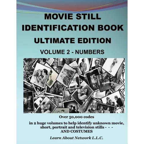 Movie Still Identification Book - Volume 2 - Numbers - Paperback