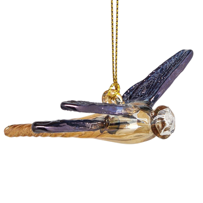 Egyptian Glass Dragon Fly - Blue Wings