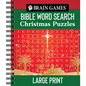 Brain Games - Bible Word Search: Christmas Puzzles - Large Print - Spiral