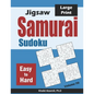 Jigsaw Samurai Sudoku: 500 Easy to Hard Jigsaw Sudoku Puzzles Overlapping into 100 Samurai Style - Paperback