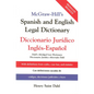 McGraw Hill's Spanish/English Legal Dict (Pb) - Paperback