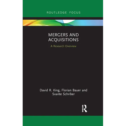 Mergers and Acquisitions: A Research Overview - Paperback
