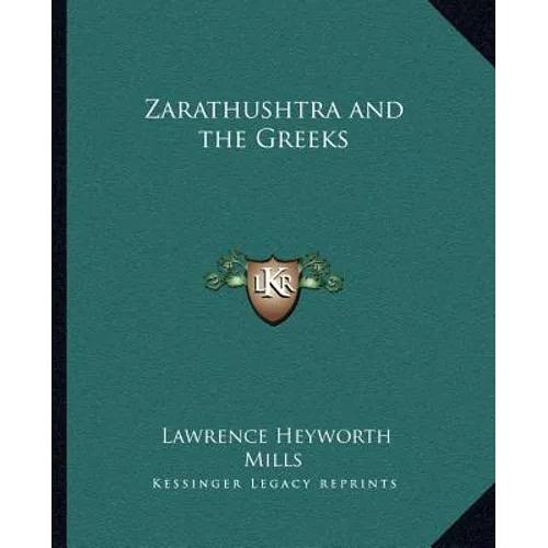 Zarathushtra and the Greeks - Paperback
