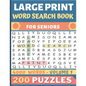 Large Print Word Search Book: Over 200 puzzles for seniors in Large print - 20 words per page to search - 4000 words - Volume 1 - Paperback