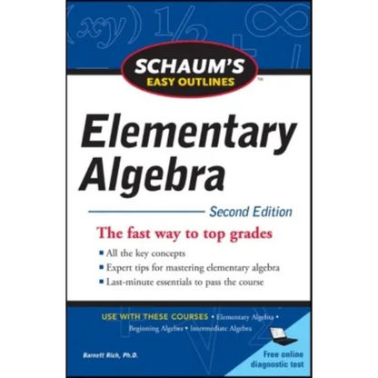 Schaum's Easy Outline of Elementary Algebra, Second Edition - Paperback