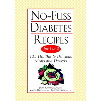 No-Fuss Diabetes Recipes for 1 or 2 - Paperback