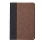 CSB Large Print Thinline Bible, Black/Brown Leathertouch - Imitation Leather