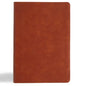 CSB Giant Print Single-Column Bible, Burnt Sienna Leathertouch - Imitation Leather