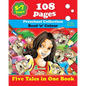 Five Tales in One Book: Read 'n' Color Your Fairy Tale - Preschool Collection - Coloring Picture Book for Beginner and Intermediate Readers (5 - Paperback