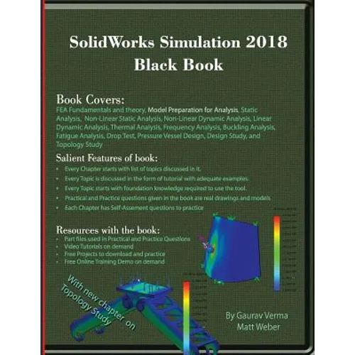 SolidWorks Simulation 2018 Black Book - Paperback