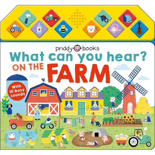 What Can You Hear: On the Farm - Board Book