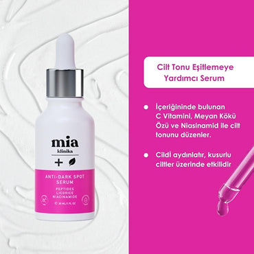 Mia Klinika Anti-Spot Serum for Skin Toning - Brightens, Evens Tone, 30ml