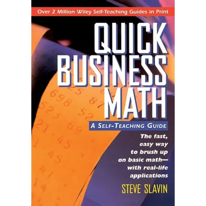 Quick Business Math: A Self-Teaching Guide - Paperback