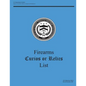 Firearms Curios or Relics List - Paperback