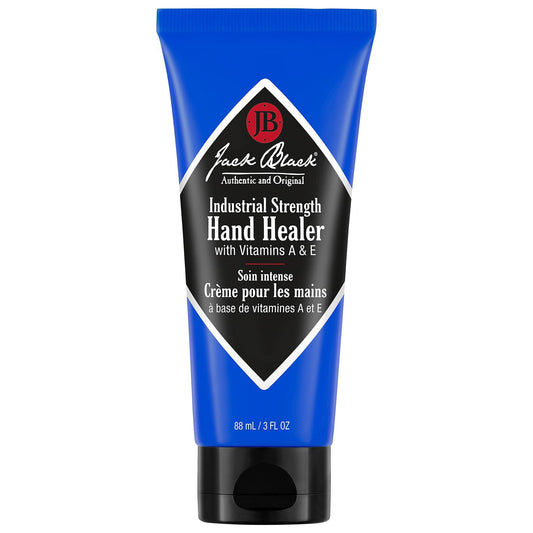 Jack Black Industrial Strength Hand Healer Mini - Rich, Non-Greasy Hand Cream for Dry, Chapped Hands - Dermatologist Tested, Fragrance-Free Moisturizer