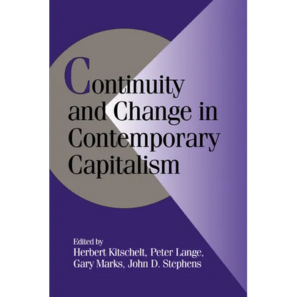 Continuity and Change in Contemporary Capitalism - Paperback