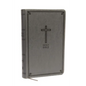 NKJV, Deluxe Gift Bible, Imitation Leather, Gray, Red Letter Edition - Imitation Leather