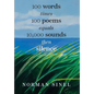 100 words time 100 poems equals 10,000 sounds then silence - Hardcover