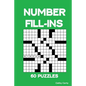 Number Fill-Ins: 60 Puzzles - Paperback