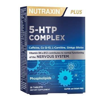 Nutraxin 5-HTP Complex 30 Tablets - Mood Support & Energy Boost Supplement
