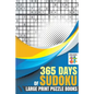 365 Days of Sudoku Large Print Puzzle Books - Paperback