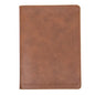 CSB He Reads Truth Bible, Saddle Leathertouch - Imitation Leather