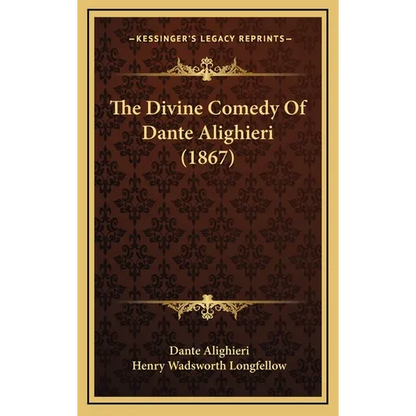 The Divine Comedy Of Dante Alighieri (1867) - Hardcover