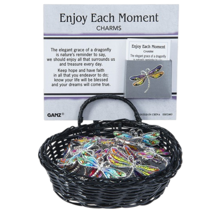 Dragonfly Inspriational Pocket Charm -