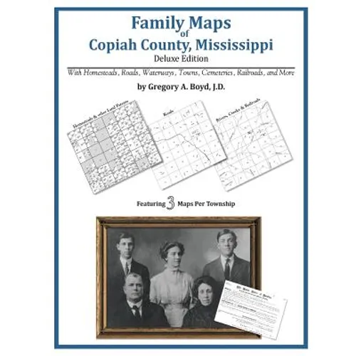 Family Maps of Copiah County, Mississippi - Paperback