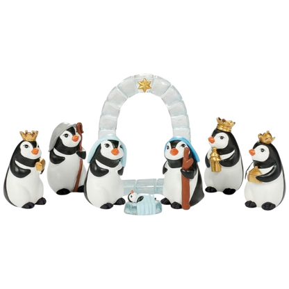Penguin Pageant Nativity Set – 7 Piece Set