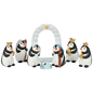 Penguin Pageant Nativity Set – 7 Piece Set