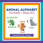Animal Alphabet Filipino + English: Tagalog ABC Book - Paperback