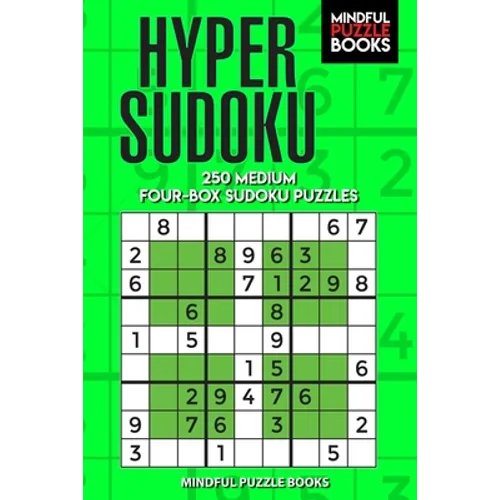 Hyper Sudoku: 250 Medium Four-Box Sudoku Puzzles - Paperback