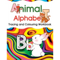 Animal Alphabet: Tracing and Colouring Workbook - Paperback