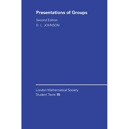Presentations of Groups - Paperback