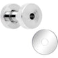 8G Stainless Steel Screw Fit Tunnel Plug Set