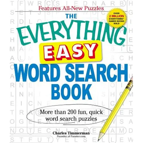The Everything Easy Word Search Book: More Than 200 Fun, Quick Word Search Puzzles - Paperback