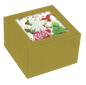 Square Cookie Box Gold