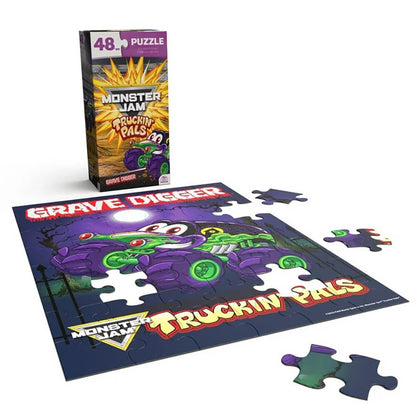 Monster Jam Truckin' Pals Jigsaw Puzzle - 48 Piece