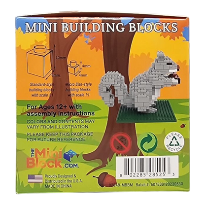 Mini Building Blocks - Gray Squirrel