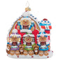 Merry Milk Maids Glass Ornament